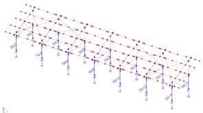 An example from a static calculation